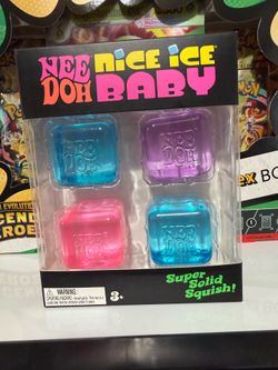 NeeDoh Nice Ice Baby Sensory 4 Pack Colors