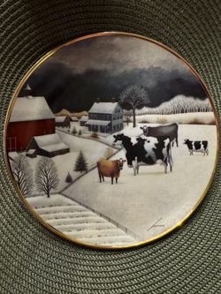 The America Folk Art Collection Plate 