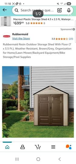 FREE Rubbermaid Roughneck™ Storage Shed 7'X7'