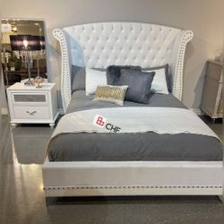 Beautiful Queen /California king or king bed Frame (mattress sell seperately )
