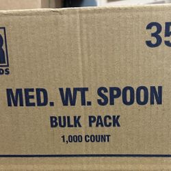 Plastic Spoons/forks. $10 each Box.