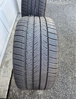 Michelin Pilot Sport 4 all season staggered 20" tire set