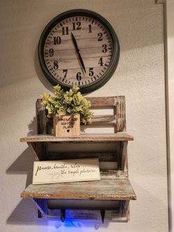 Wall Decor And Clock