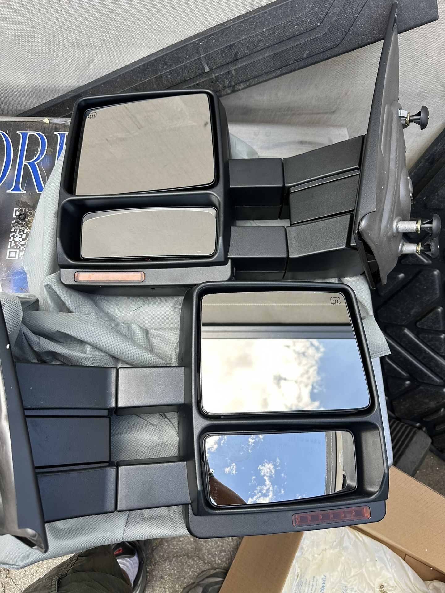 07-14 Ford f150 Spec d Power Heated Towing Mirrors W/Led Puddle And Signal 