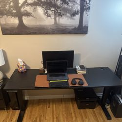 Height adjustable Electric standing desk