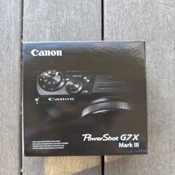NEW Canon PowerShot G7 X Mark III Black Digital Camera