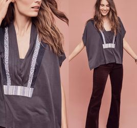 NWT $88 Anthropologie x Akemi + Kin Art Deco Swing Pullover Top XS