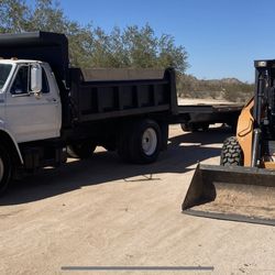Bobcat/skidsteer/dump trailer/dirt work 