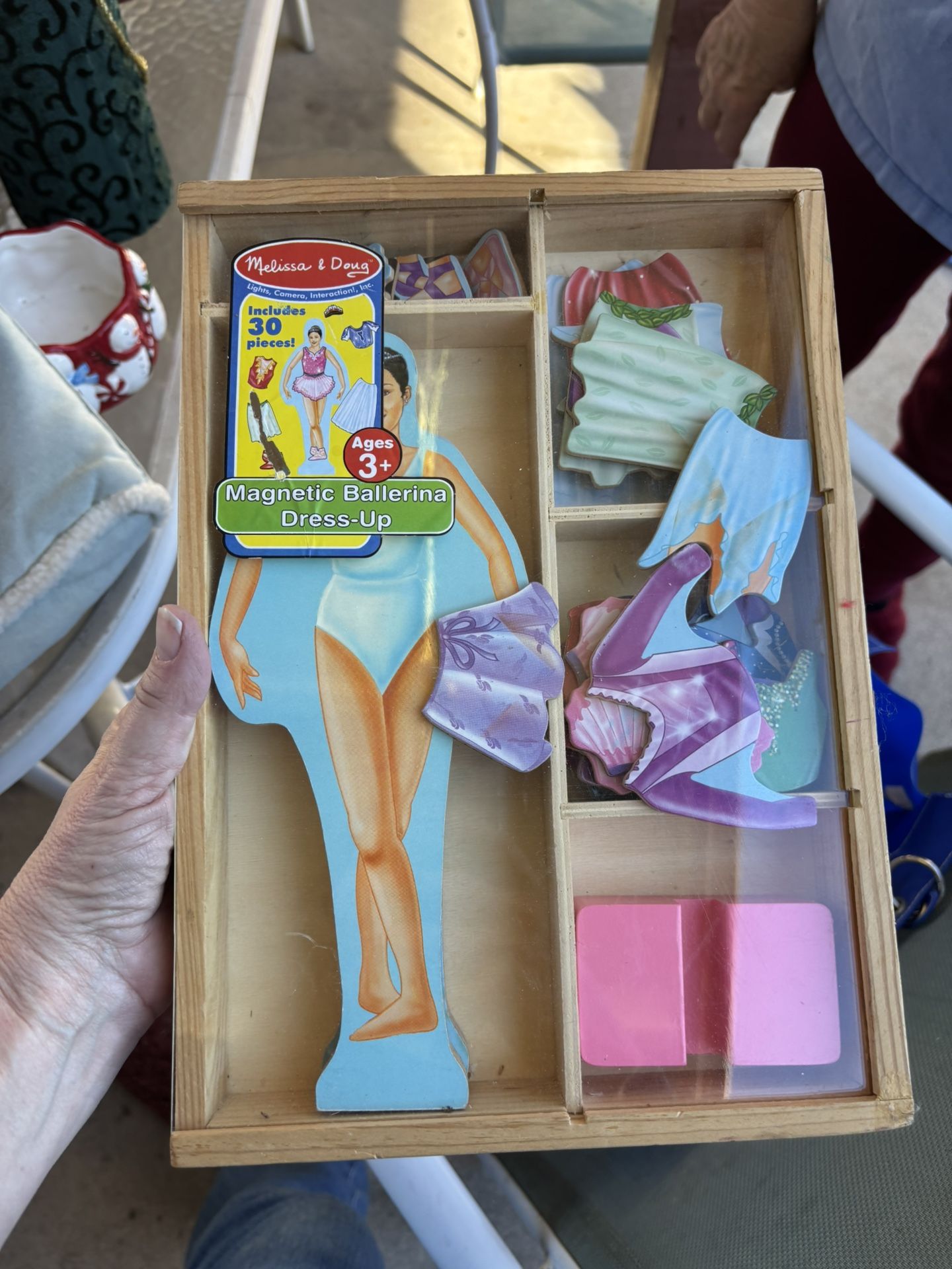 Melissa And Doug Magnetic Ballerina Dress Up Doll