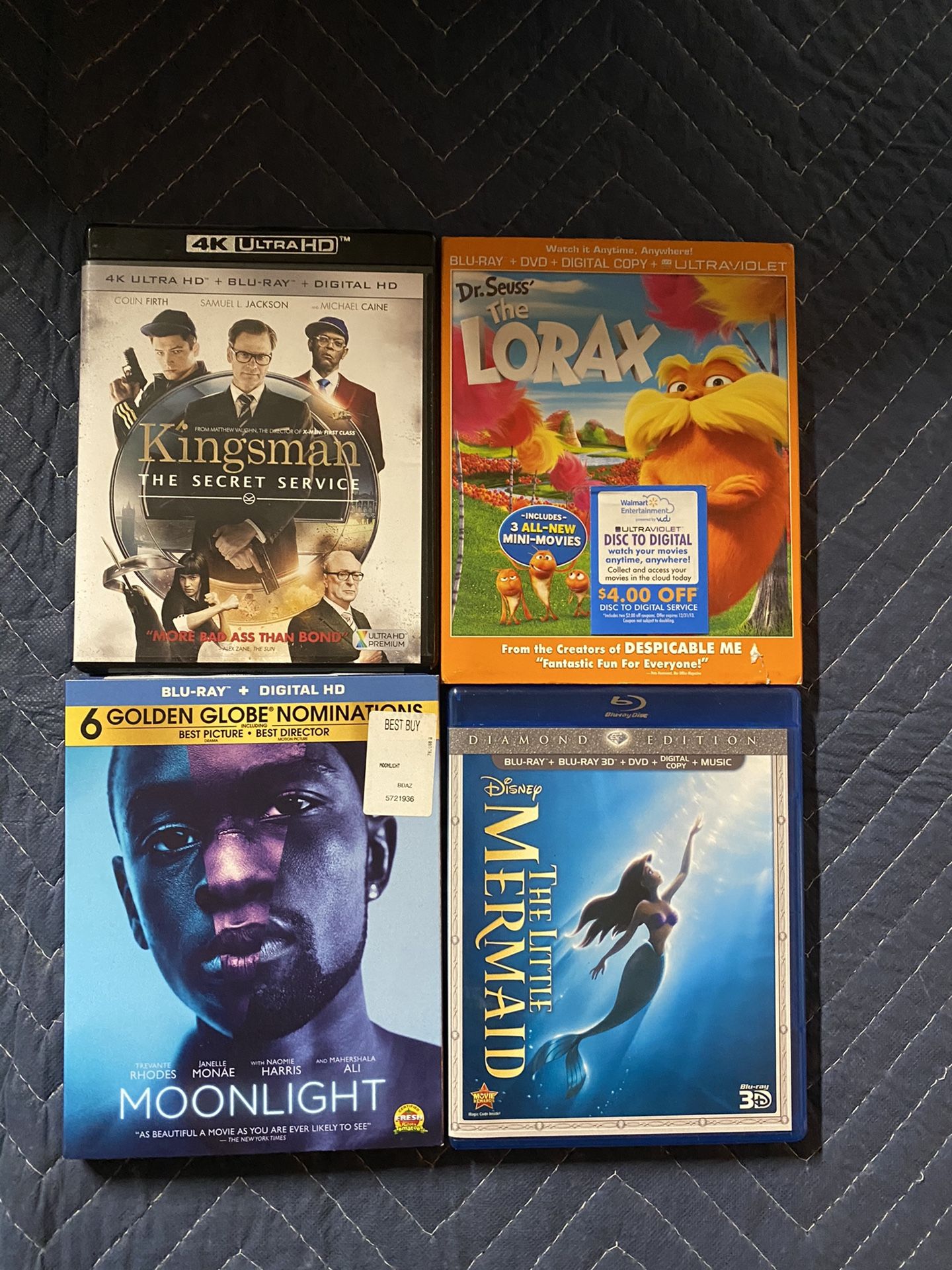 BluRay DVD for sale great titles 7 each bluray movies please read