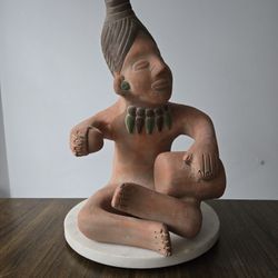 Mexico Terra Cotta Sculpture Signed