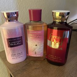 BATH & BODY WORKS ASSORTED BODY WASHES 