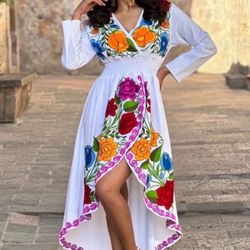 Vestidos Bordados Méxicanos Beautiful Mexican Dresses  Precios Varian - Prices Vary