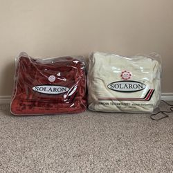 Cobertores Nuevos Blanco y rojo