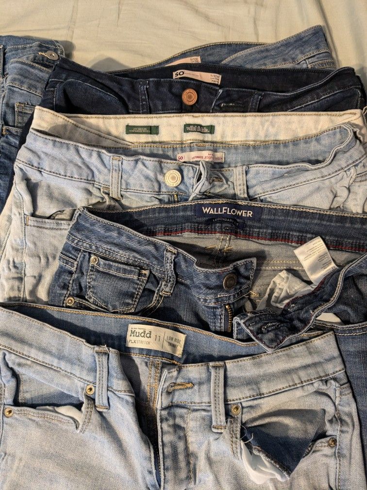 Jeans,Shorts And Overalls