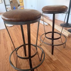 Industryw West metal barstools 
