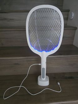 New rechargeable fly mosquito swatter with stand