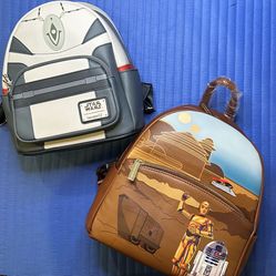 Loungefly & Danielle Nicole Disney Star Wars Mini Backpacks - Both NWTs  