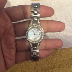 Silver And Crystal Fossil
