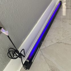 Spencer's 48" Black Light Blacklight Beam Party Poster Tube Lamp Tested Vintage