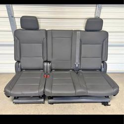 2021-2025 CHEVY TAHOE YUKON SUBURBAN ESCALADE 2ND SECOND BLACK BENCH SEATS SEAT