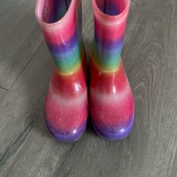 Rainbow Rain boots 