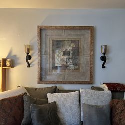 ❣️Couch Love Seat Pillows Chair Art Frame