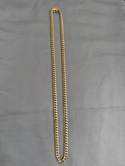 14kt gold chain Miami Cuban