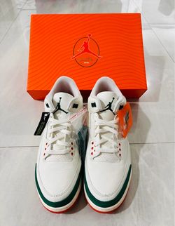 Jordan x Solefly sz12 Miami Hurricanes