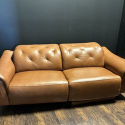 100% Leather Couch Recliner