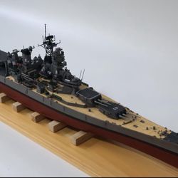 Museum-Quality 1/350 USS Missouri Model – Handcrafted & Highly Detailed 
