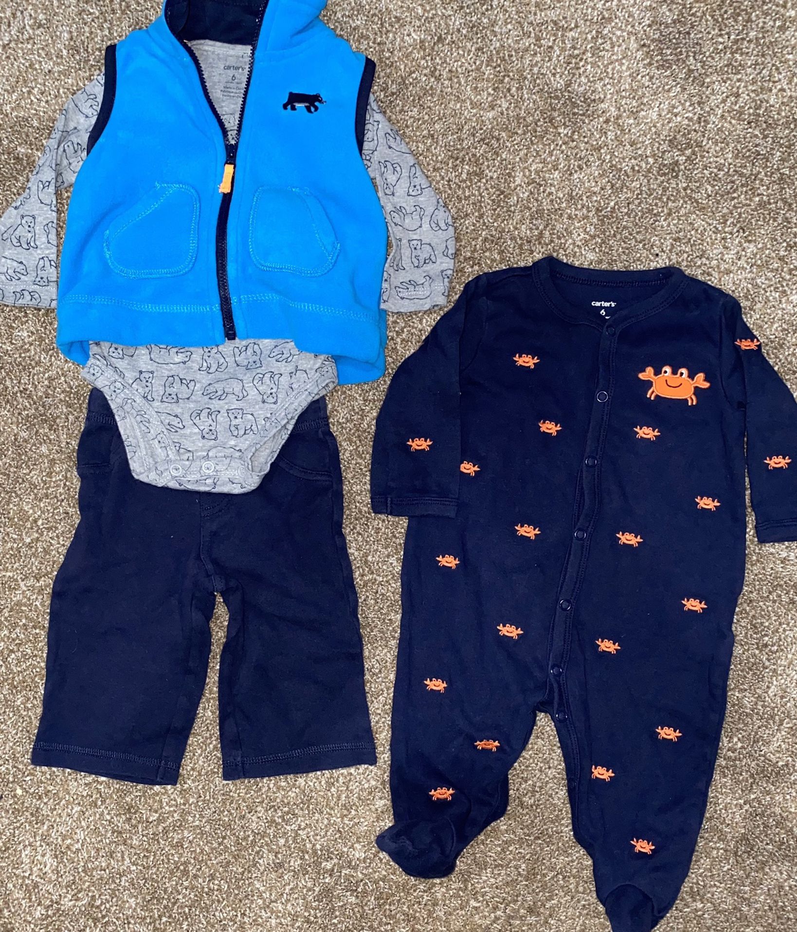 Fleece Outfit and Sleeper, 6 months