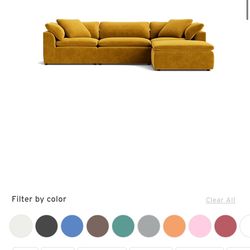 Joybird Bryant Modular Sectional with Ottoman