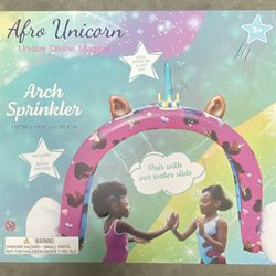 Afro Unicorn Arch Sprinkler 