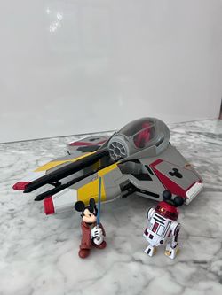 Disney Star Wars Mickey Mouse Jedi Starfighter Playset