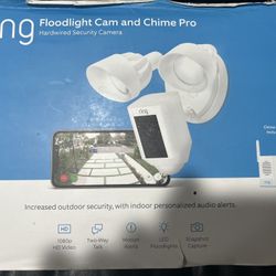 NEW Ring Floodlight Cam with Chime Pro