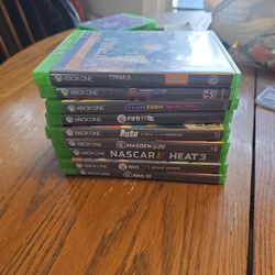 XBox One games, assorted