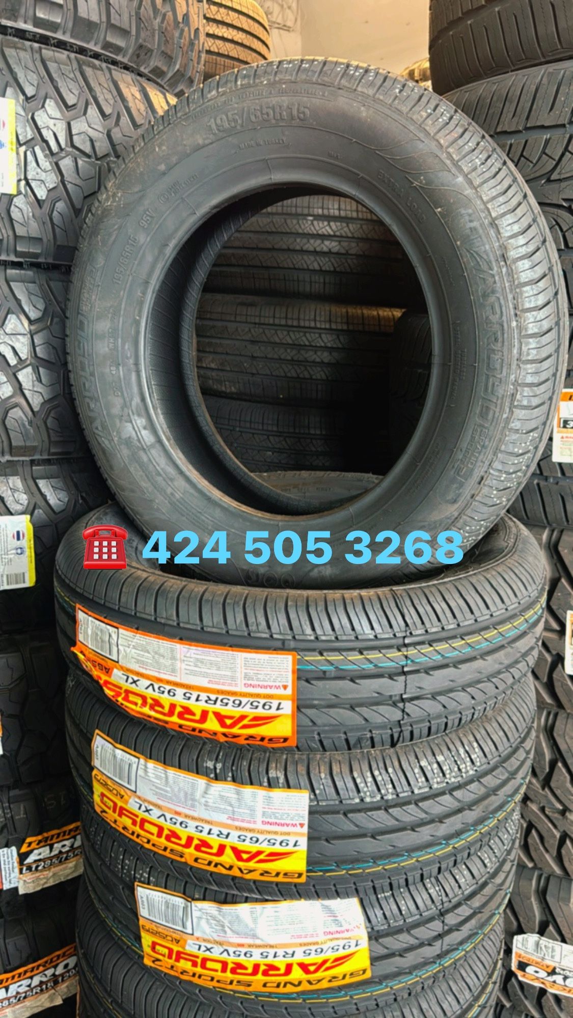 Nuevas 195/65R15 Marca Arroyo $240 Las Cuatro