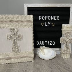 Set de lujo en cajita de madera 🕊🤍✨