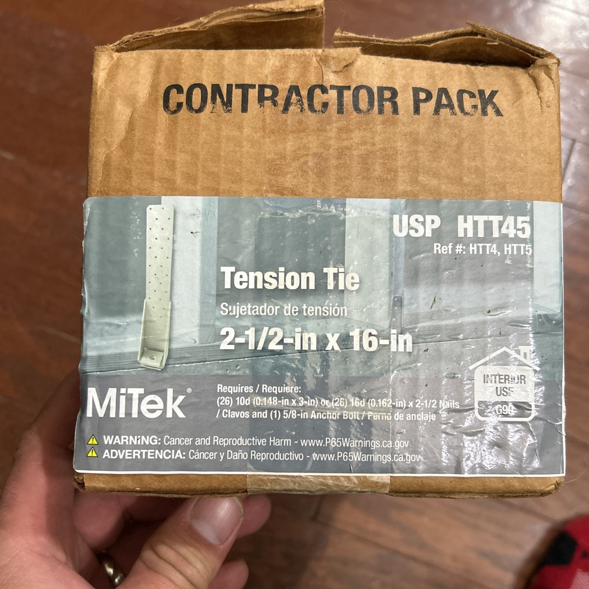Tension Ties - 2-1/2x16x2"