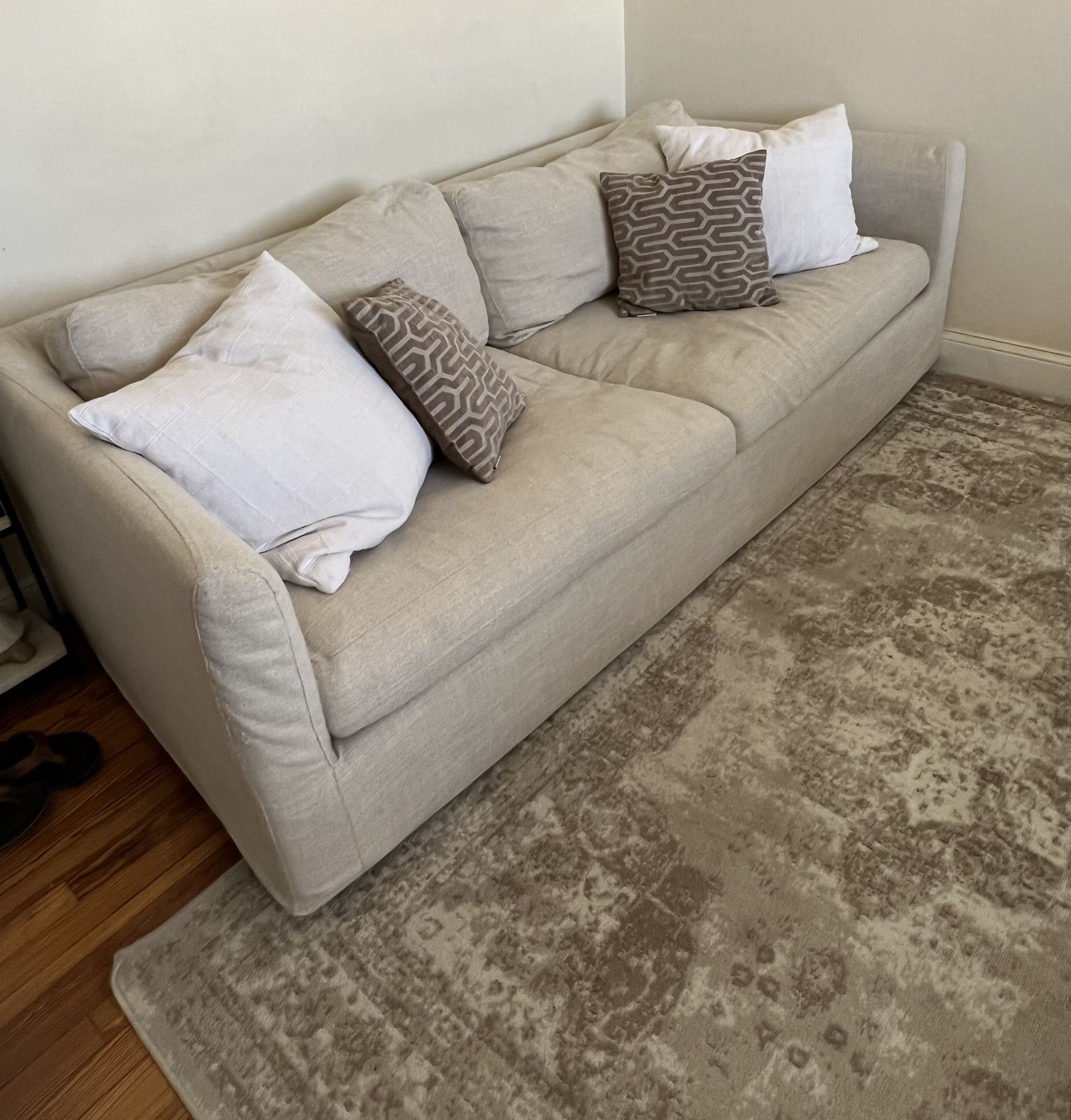 Linen Couch - $100 OBO