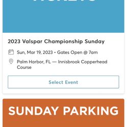 Valspar Championship Sunday tickets 