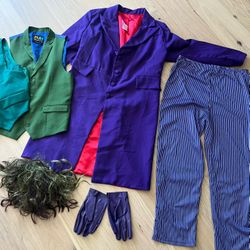 The Joker Cosplay Halloween Costume Adult Size Large 