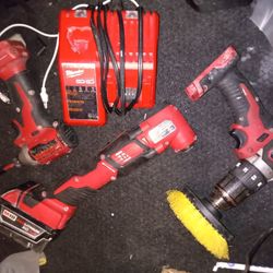 Set De Taladros  Impacto Y Drill  Y Multitoool