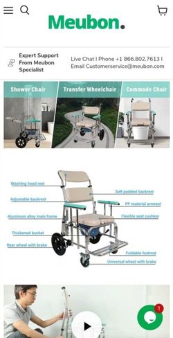 Shower Commode Chair