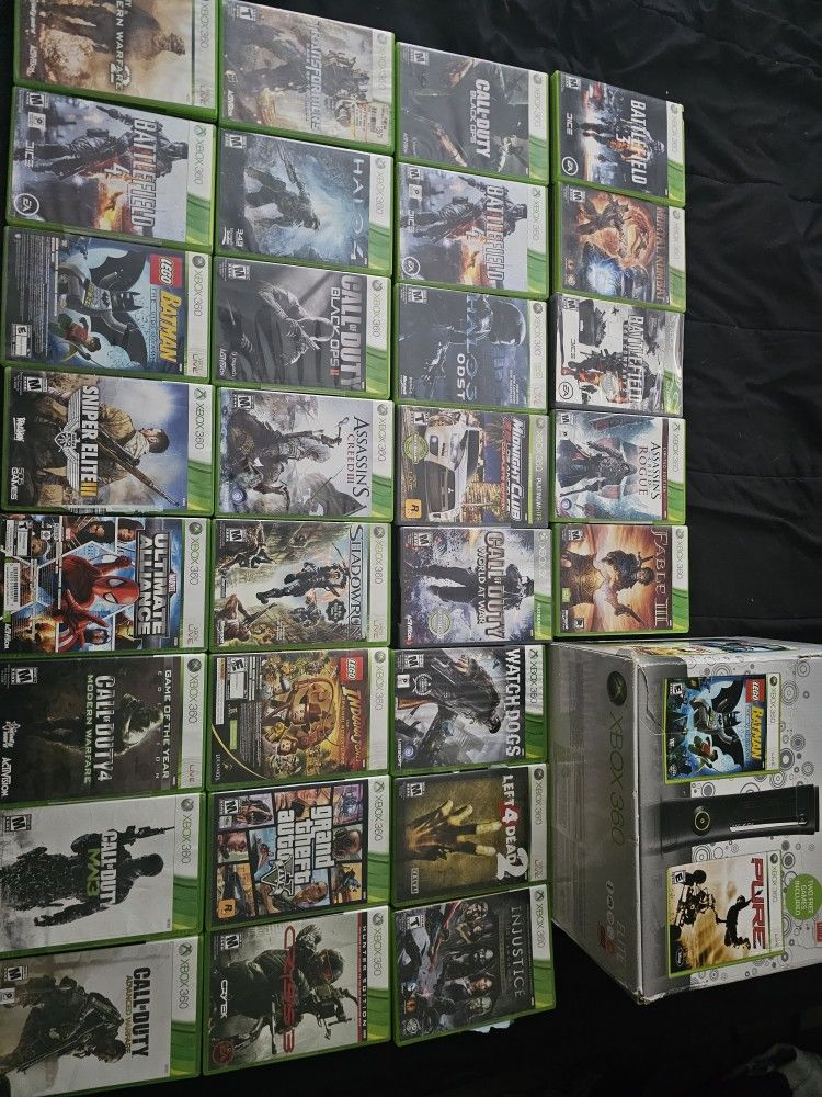Xbox 360 And 28 Games