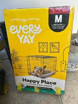 New dog crate medium size asking $50