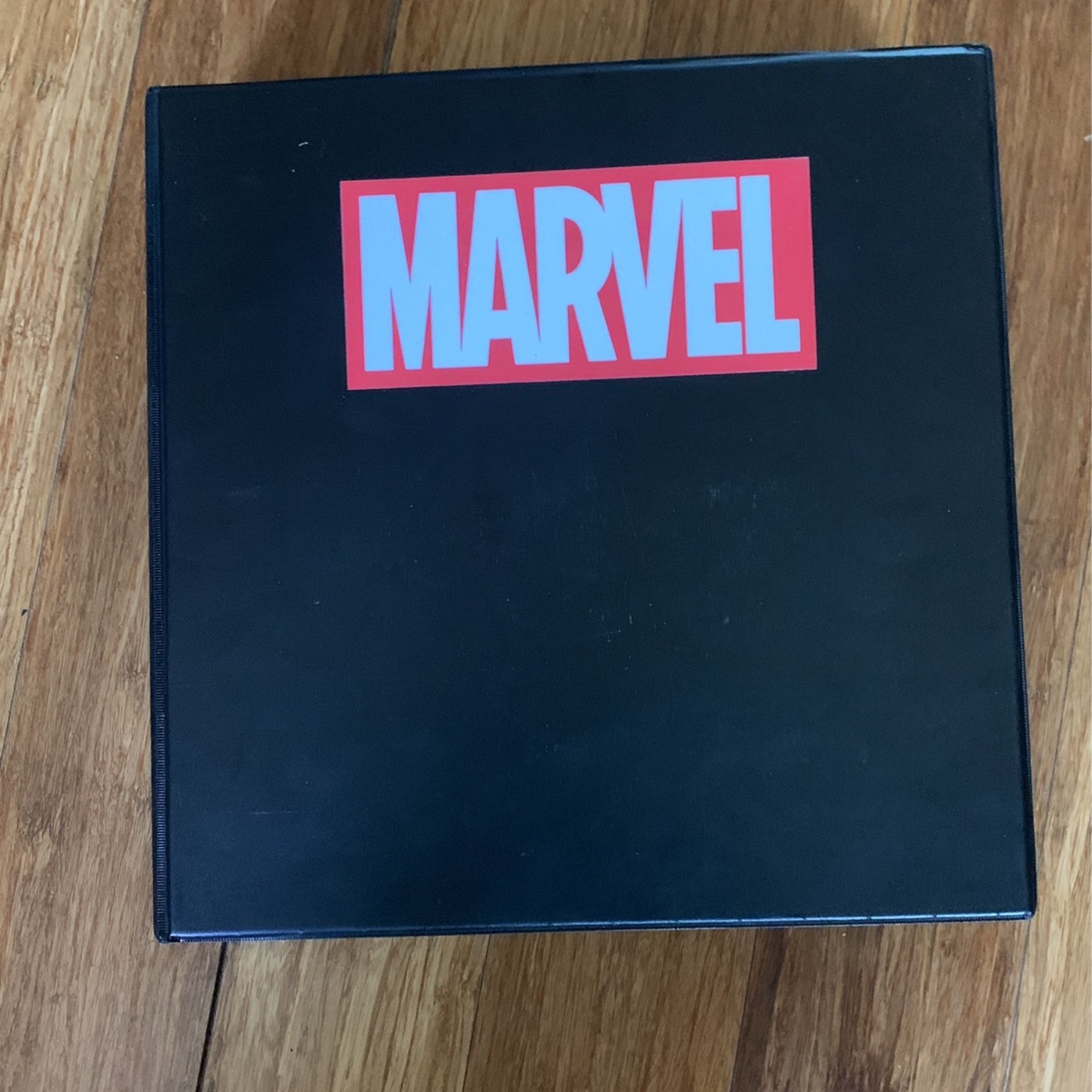 Binder With More Of 70 Pages Of Marvel Cards From 1990/91/92/93/94/95