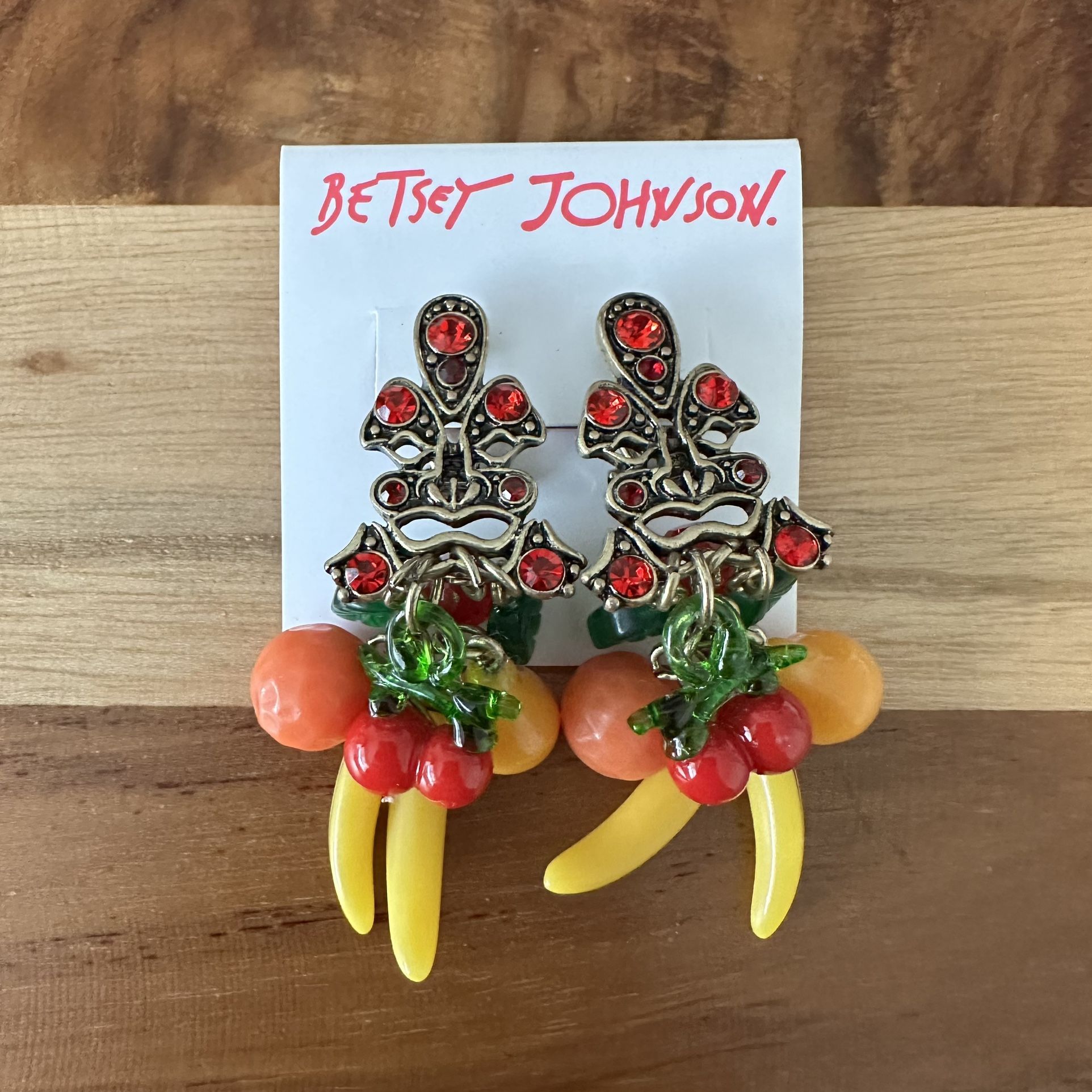 Betsey Johnson Earrings,All Products : American Fashion Style Bags On Sale