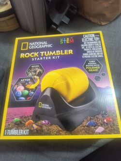 NATIONAL GEOGRAPHIC ROCK TUMBLER STARTER KIT – BRAND NEW